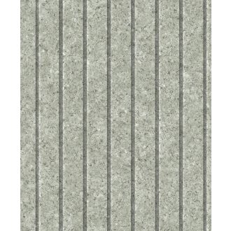   Panelszerű természetes parafa mintázat csíkokba rendezve zöld szürkészöld törtfehér és szürke tónus tapéta