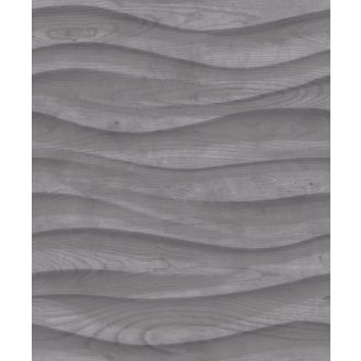   Természetes fa textúra hullámmintába rendezve sötétszürke éa antracit tónus tapéta
