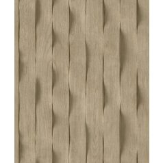   Texturált fa/deszka/palánk mintázat háromdimenziós megjelenésben barna szürkésbarna és sötétbarna tónus tapéta