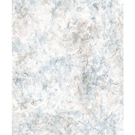 Finoman kidolgozott élethű márvány mintázat fehér bézs barna szürke kék és szürkéskék tónus tapéta