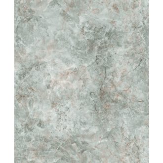   Finoman kidolgozott élethű márvány mintázat zöld szürke szürkészöld és vörös tónus tapéta