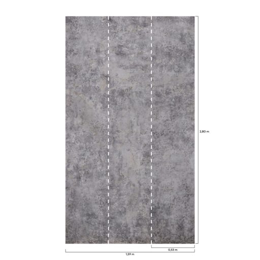 Az ipari design legjava : szürke márványos beton motívum világosszürke szürke és fekete tónus falpanel/digitális nyomat