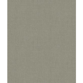   Természetes egyszinű strukturált vászonminta zöld/barnászöld tónus tapéta