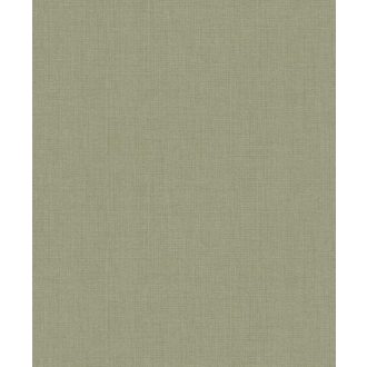   Természetes egyszinű strukturált vászonminta zöld/bézses zöld tapéta