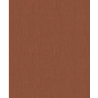   Természetes egyszinű strukturált vászonminta terrakotta tónus tapéta