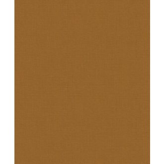   Természetes egyszinű strukturált vászonminta mézszín/tevebarna/narancs tónus tapéta