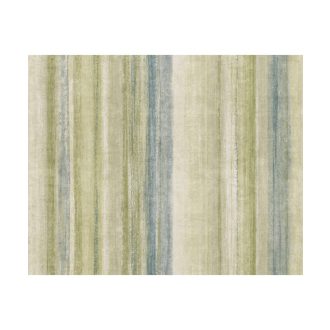   Impresszionista álmok! Csíkba rendezett aquarell festékfoltok mintája krém pasztellkék és olívzöld tónus falpanel