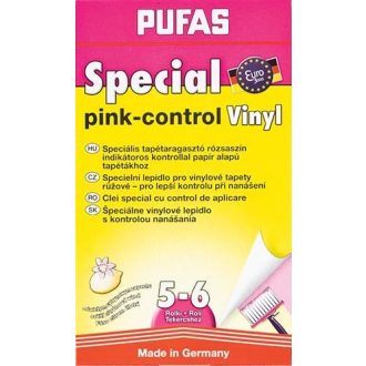Pufas Special Pink-control vinyl tapétaragasztó