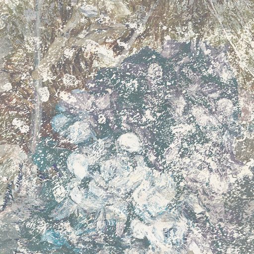 Nyári hangulatú romantikus virágcsokor réti füvekből és virágokból krémfehér zöld kék szürke és mályva tónusok falpanel/digitális nyomat