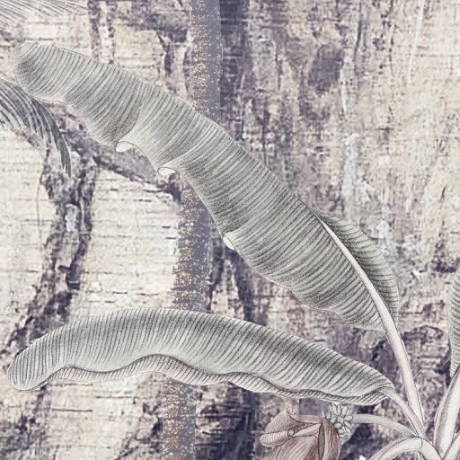 Déltengeri trópusi sziget a dzsungel rejtekében felhőkék zöld szürke bézs és tintakék tónusok falpanel/digitális nyomat