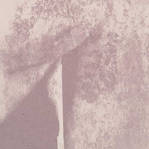 Finom plasztikus mellszobor tűnik ki a homályos háttérből törtfehér szürke kék és szürkéslila tónusok falpanel/digitális nyomat