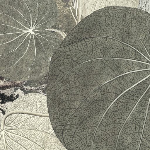 Sivatag a szavanna és a dzsungel állatainak "konferenciája" egzotikus kollázs szürkészöld szürke barna sokszínű falpanel/digitális nyomat