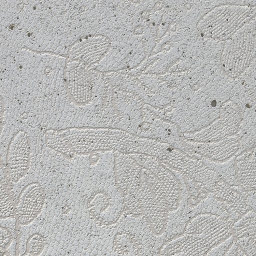 Barokk stílusú filigrán csipkedíszek beton háttéren szürke bézs sötétszürke/szürkésbarna tónusok falpanel/digitális nyomat