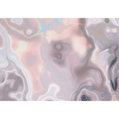   Kagyló gyöngyházszínű belsejére emlékeztető csillogó hullámminta rózsaszín kék sokszínű finom színátmenetek falpanel/digitális nyomat