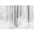 Lenyűgöző szépségű téli erdő plasztikus ábrázolása hófehér szürke és fekete tónus falpanel/digitális nyomat