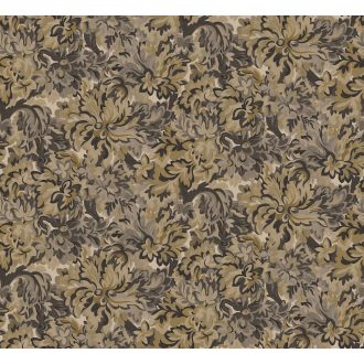   Virágos Jacquard minta modern átiratban bézs szürkésbézs szürke antracit és bronzos-khakizöld tónus tapéta