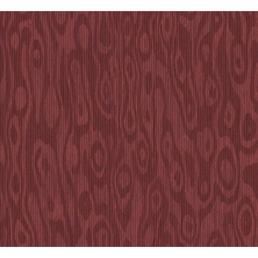 Természetes fa struktúra intarzia jellegű réteges megjelenítésben borvörös/burgundi és fémes sötétbordó tónus tapéta