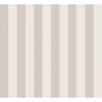   Tiszta egyenes vonalak! Szupermatt és finoman fénylő csíkos minta krémes-fehér és világos ezüstszürke tónus tapéta