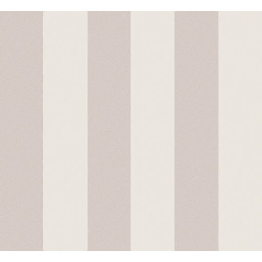 Tiszta egyenes vonalak! Szupermatt és finoman fénylő csíkos minta krémes-fehér és világos ezüstszürke tónus tapéta