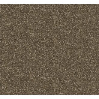   A Terrazzo stílus kortárs utánzata - ikonikus mozaikos design csokoládébarna karamell és bézsarany tónus fénylő mintaelemek tapéta