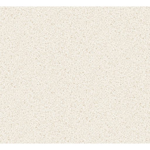 A Terrazzo stílus kortárs utánzata - ikonikus mozaikos design krém bézs és tejkaramell tónus fénylő mintaelemek tapéta