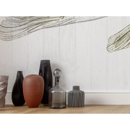 Kapitális fogás! Fenséges Koi ponty csillogó arany pikkelyekkel fehér szürke aranysárga barna fekete és korall falpanel/digitális nyomat