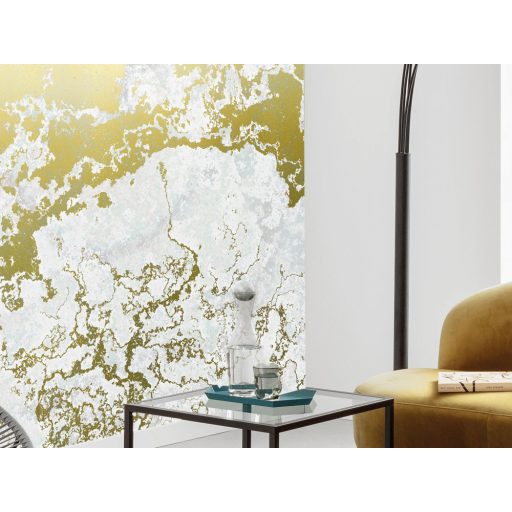 Királyi falikárpít : Fényűző és nemes márványkő mintázat szürkésfehér szürke zöld rosé és arany tónusok falpanel/digitális nyomat