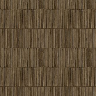   Részletgazdag bambusz paraván minta vízszintes sávokba rendezve barna bronzbarna fekete és arany tónus fényes mintarészletek tapéta