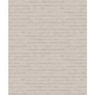   Egyedi szabálytalan csíkokkal megtört repedezett anyagminta krémszürke szürkésbézs és ezüst tónus fémes hatás tapéta