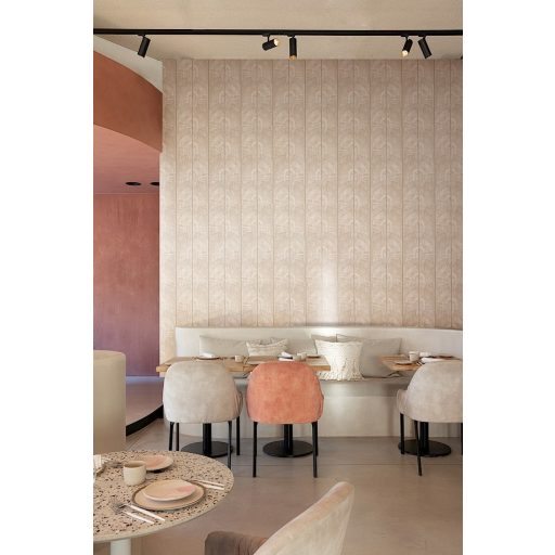 Elképesztő Art Deco stílusú geometrikus minta barna törtfehér bézs és világosbarna tónus finom fémes csillogás tapéta