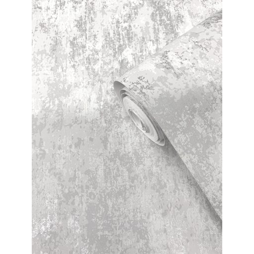 Rusztikus hatású valolatminta koptatott felülettel törtfehér szürke bézs és szürkésbézs tónus finom mintafény tapéta