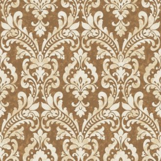   Fenséges barokk pátosszal átitatott modern elegancia bronz arany és krémfehér tónus tapéta