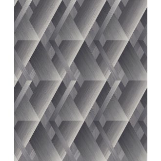   Grandeco Wanderlust WL2603 Rockwell Geometrikus háromdimenziós minta szálcsiszolt felület törtfehér szürke szürkésbézs tapéta