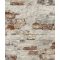 Grandeco Wanderlust WL3302 Patchy Brick Natur/Ipari design kopott habarcsos téglafal szürkésfehér szürke vörösesbarna tapéta