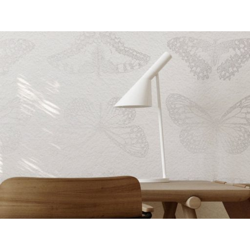 Szerelem első látásra - "Pillangófal" törtfehér és gyöngyház tónusok falpanel/digitális nyomat