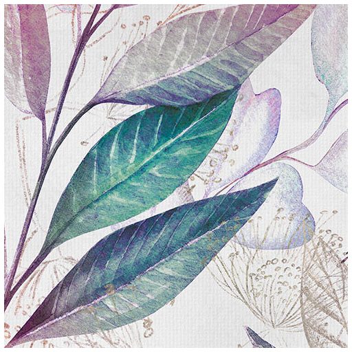 Pillangók gyűjtik az illatos virágok nektárját fehér lila rózsaszín zöld kék és szürke tónusok falpanel/digitális nyomat