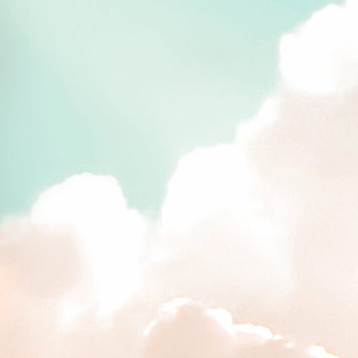 Álomszerű pasztellszínű felhők kivételes megjelenése fehér zöld/zöldeskék korall barna és szürke tónusok falpanel/digitális nyomat