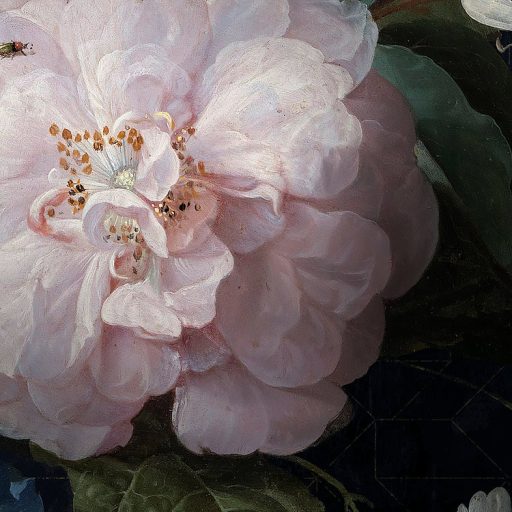 Lélegzetelállító romantikus virágcsokor kifinomult geometriai alapon színtenger falpanel/digitális nyomat