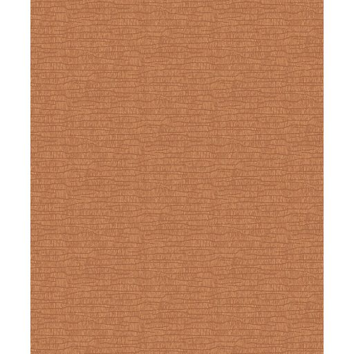 Apró grafikai elemek ismétlődésével létrehozott organikus design meleg korall és barna/sárgásbarna tónus finom fény tapéta
